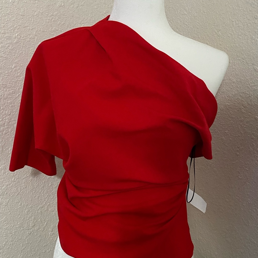 Modern Zara Red Off Shoulder Top